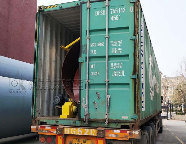 沙子烘干機發貨現場